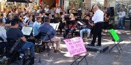VIDEO | Banda de Música de Oaxaca protesta en el Zócalo y denuncia abandono gubernamental