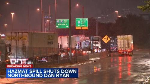 Chicago traffic, today: Hazmat spill shuts down northbound lanes of  I-90/I-94 Dan Ryan Expressway, all lanes reopened