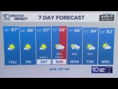 10 Weather: Wednesday night forecast, Tampa Bay area; Oct. 22, 2025