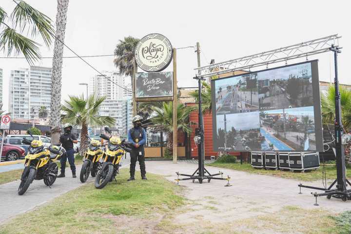 Extreman seguridad en Avenida Costanera