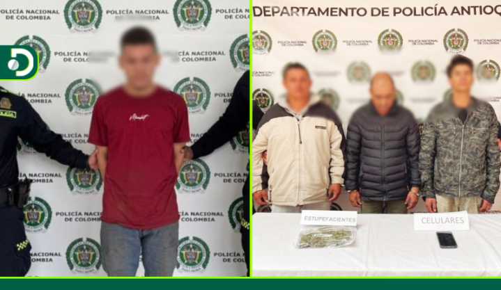 Sonsón: capturan a 4 integrantes de ‘El Mesa’, entre ellos alias ‘Julio Perra’, presunto cabecilla del grupo delincuencial