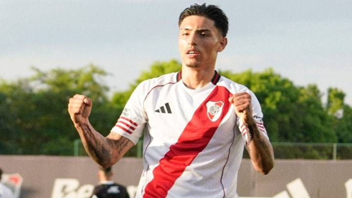 Agustín Ruberto volvió al gol tras ocho meses y fue figura en la Reserva de River