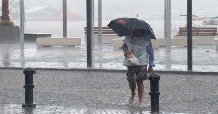 Aemet alerta de que la dana Alice dejará lluvias torrenciales y bajada de temperaturas