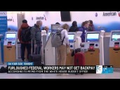 Furloughed federal workers may not get backpay