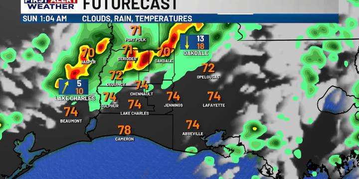 FIRST ALERT FORECAST: Some late night storms possible ahead of a much nicer Sunday