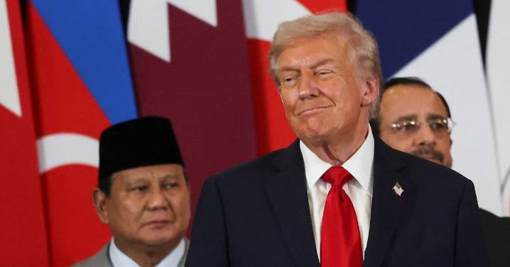 Hot Mic Catches Donald Trump Being Asked for Intro to Eric Trump by Indonesian President Prabowo Subianto