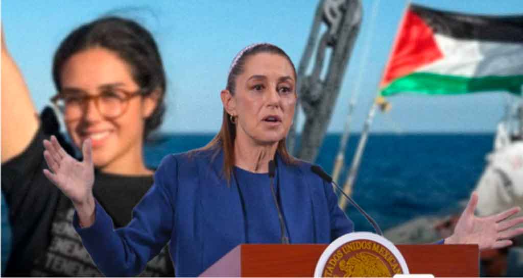 Presidenta de México reitera llamado a detener genocidio en Gaza