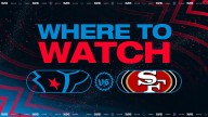 Houston Texans vs San Fransisco 49ers: Where to Watch, Stream, & Listen