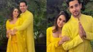 Kiara Advani Flaunts Post-Baby Glow In Yellow, Twins With Sidharth Malhotra On Diwali