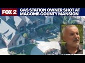 Gas station owner shot at Macomb Township mansion, police investigating