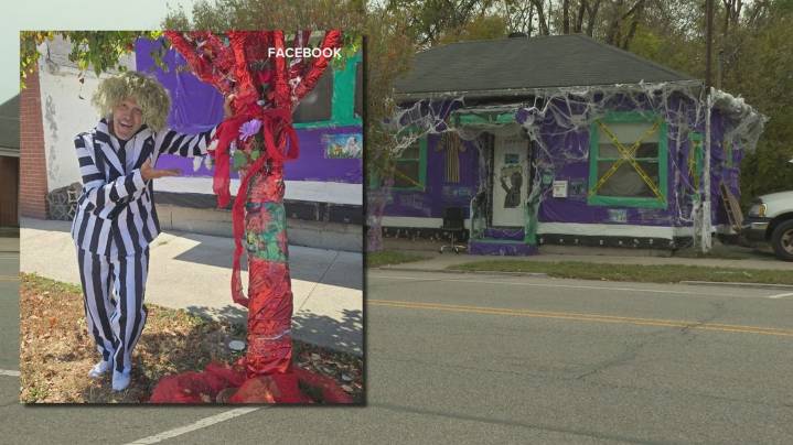 New Albany man who spreads joy with home decorations dies after colon cancer battle