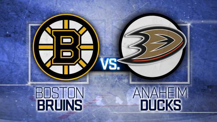 Troy Terry snaps a third-period tie as the Ducks top the Bruins for a 7