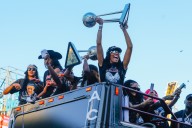 Aces celebrate WNBA championship with parade on Las Vegas Strip