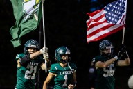 High school football scoreboard for Bay City area in Week 8 of 2025