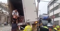 Trailer da mala maniobra y se atora en Balderas: ¿Cómo fue el incidente HOY 1 de octubre?