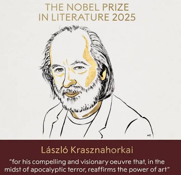 Literature Nobel 2025 to Hungary’s Laszlo Krasznahorkai