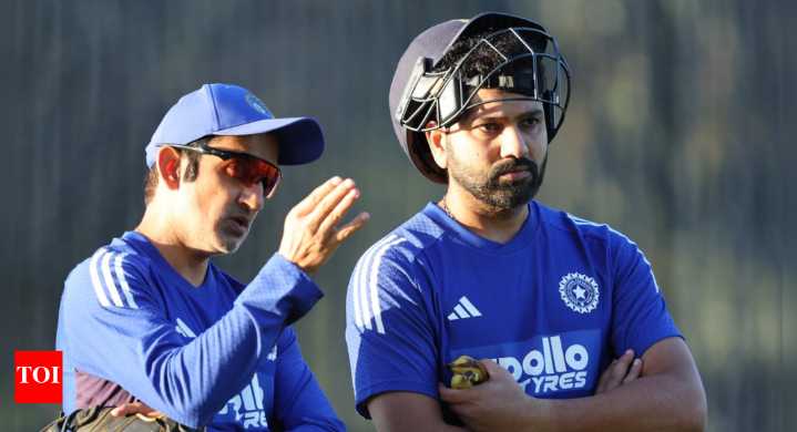 Rohit Sharma’s first interaction with Gautam Gambhir after stepping down as ODI captain