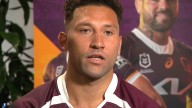 NRL grand final news 2025, Gehamat Shibasaki interview, stood down by Broncos, video