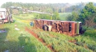 Declararon los conductores detenidos por el despiste y vuelco del Kruse