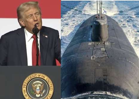 Trump desplegó submarinos nucleares frente a Rusia porque "nos amenazaron"