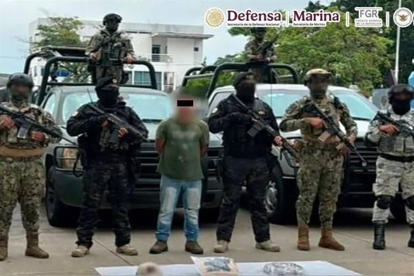 Detienen a operador del CJNG en Tabasco