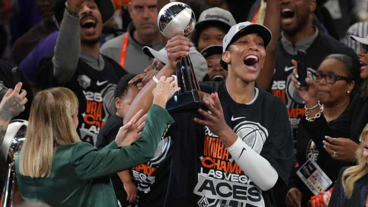 Aces’ Wilson named Finals MVP to cap off historic season