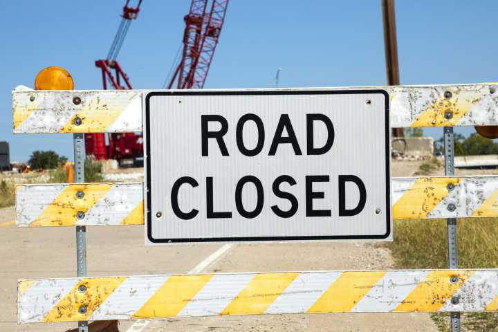 Road closed as Apache Junction Police Department investigates motorcycle vs. vehicle collision