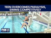 St. Pete teen overcomes paralysis, swims competitively