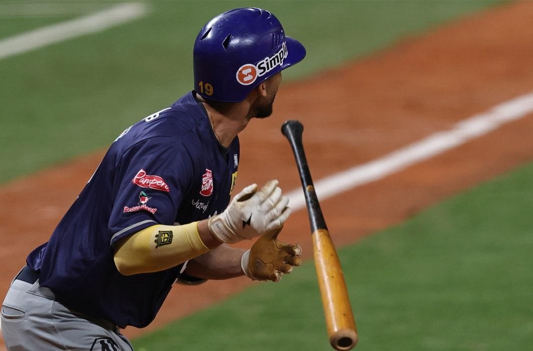 Navegantes le ganó el primero a Leones con jonrón de Andrelton Simmons