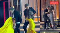 Shah Rukh Khan helps Nitanshi Goel avoid a fall, lifts her train; Rajkummar Rao and Ravi Kishan call him a ‘gentleman’