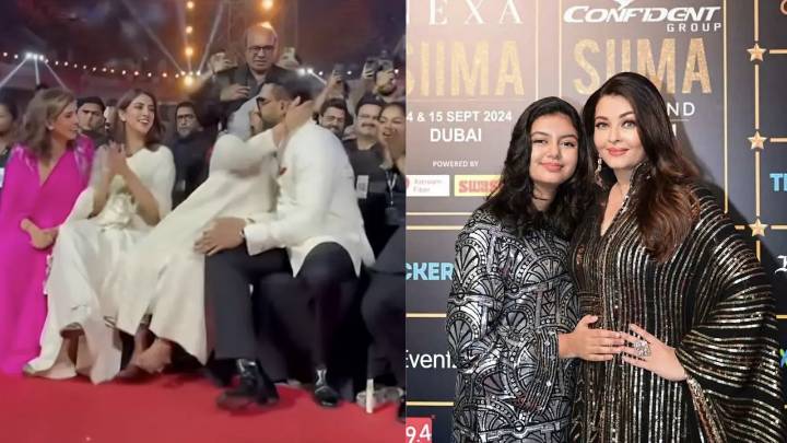 Abhishek Bachchan hugs Jaya, dedicates Best Actor award to Aishwarya Rai & daughter Aaradhya in their absence