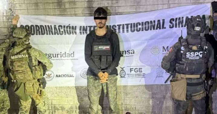 Detienen en Sinaloa a Filiberto ‘N’, presunto integrante de Los Chapitos: aseguran explosivos, drogas y vehículos blindado