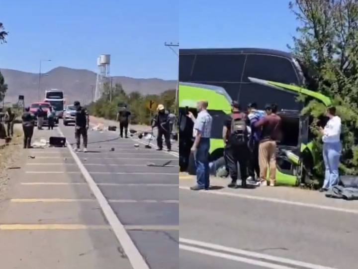 Tragedia en Ovalle: al menos dos muertos deja brutal choque entre bus y camión en la Ruta D