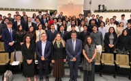 Jesús Ernesto, hijo menor de AMLO, participa en parlamento juvenil en el Senado