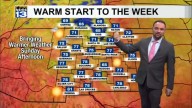 Warmer weather continues into next week
