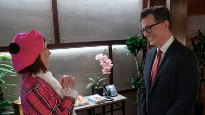 'Elsbeth's Carrie Preston Was "Nervous" Filming With Stephen Colbert