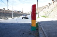 No llevan ni dos meses y ya dañaron semáforo pluvial