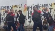 Religioso fue golpeado luego de atacar, con una camándula, a un manifestante en la plazoleta Santo Domingo de Popayán