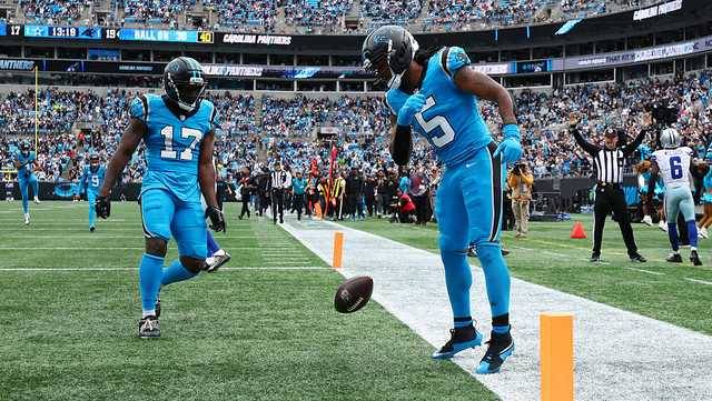 Dowdle has 239 yards from scrimmage as Panthers beat Cowboys