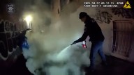 Seattle police officers rescue man on fire