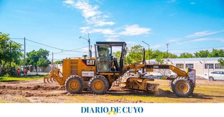 Vecinos de Rivadavia están más cerca de contar con un nuevo playón deportivo y hasta un SUM
