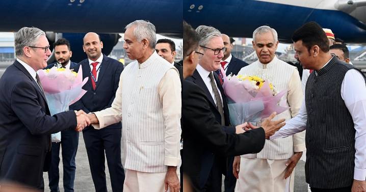 UK PM Keir Starmer lands in Mumbai; set to meet PM tomorrow