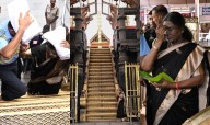 Droupadi Murmu Becomes First Woman President to Pray at Sabarimala Temple