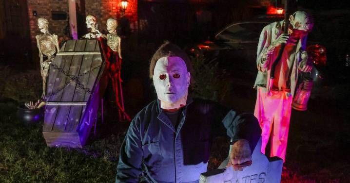 Yard haunts go all out: 'Some people spend money on drugs. I spend it on Halloween stuff'