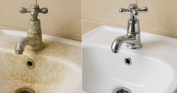 Ni vinagre, ni bicarbonato: la mejor manera de eliminar el sarro de las canillas y del inodoro