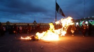 Con destrozos y heridos termina marcha por el 2 de octubre en CDMX