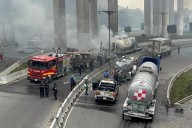 Señala FGJ falta de pericia de chofer en accidente de pipa