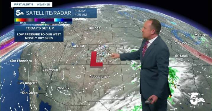 Mountain showers linger on Friday ahead of a gorgeous weekend