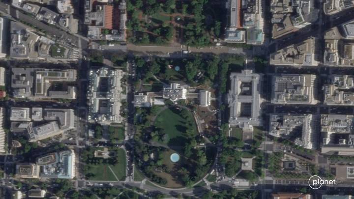 Satellite images show before and after of demolition of White House East Wing