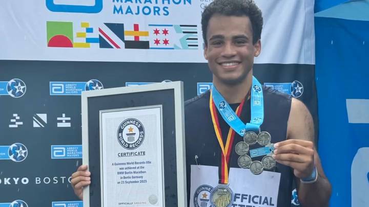 20-year-old Boston native makes marathon history – NBC Boston
